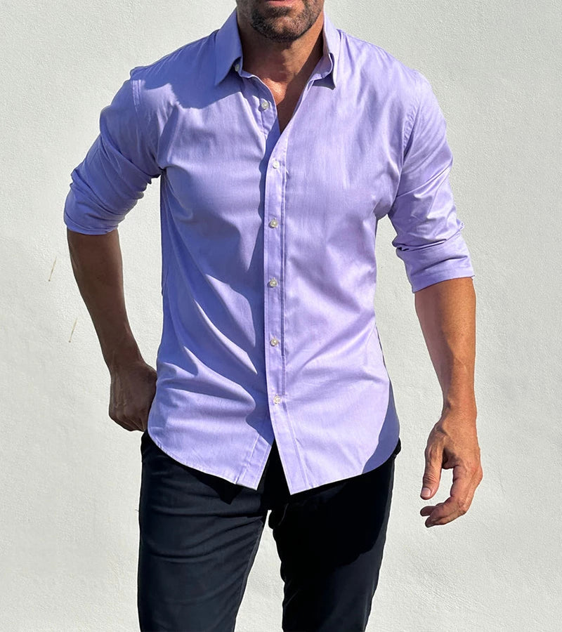 Enzo | Camicia Elegante con Cerniera per una Vestizione Rapida