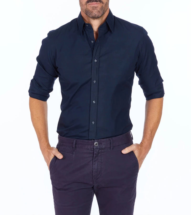 Enzo | Camicia Elegante con Cerniera per una Vestizione Rapida