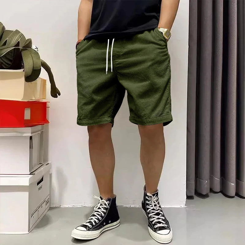Ayden | Pantaloncini in velluto a coste alla moda e comodi