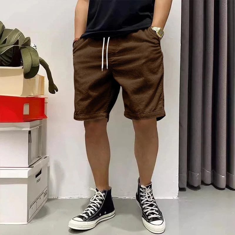 Ayden | Pantaloncini in velluto a coste alla moda e comodi