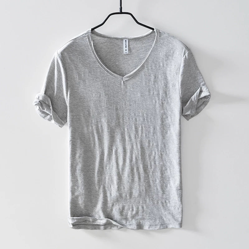 Milo | T-Shirt con scollo a V in cotone morbido